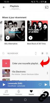 ¿Cómo crear una lista de reproducción colaborativa en Deezer?