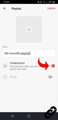 How to create a collaborative playlist on Deezer?