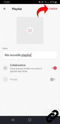 How to create a collaborative playlist on Deezer?