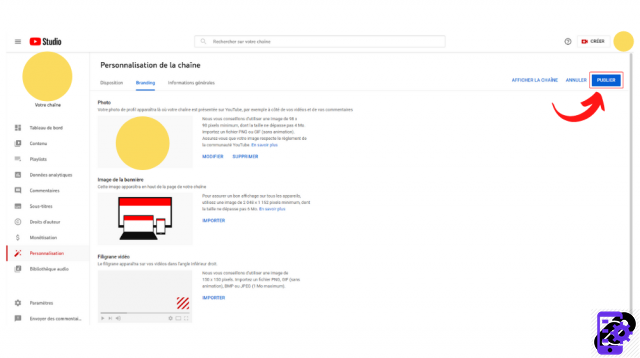 Como mudar sua foto de perfil no YouTube?