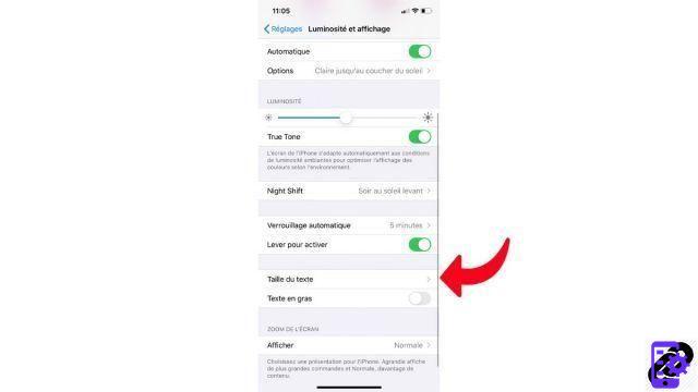 Como aumentar o tamanho da fonte do seu iPhone?