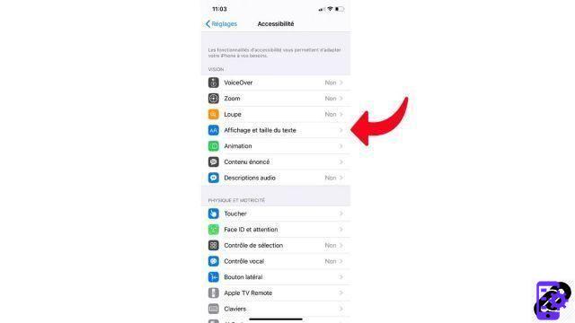 Como aumentar o tamanho da fonte do seu iPhone?