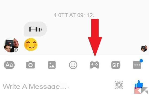 Come giocare su Facebook Messenger