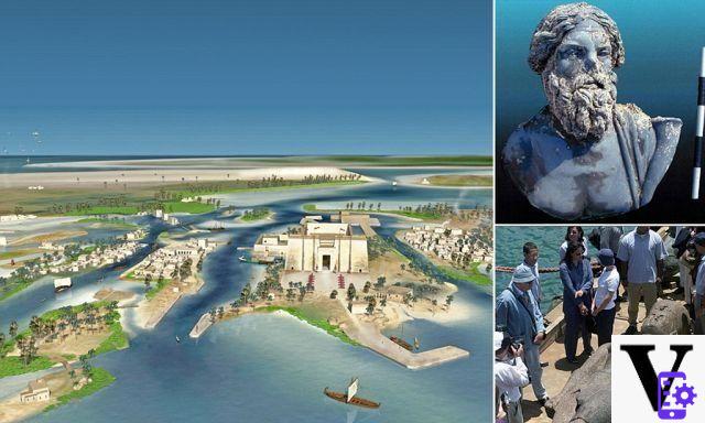 Heracleion: the interactive map of Atlantis submerged at sea 1200 years ago