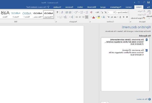 Cómo recuperar un archivo de Word no guardado