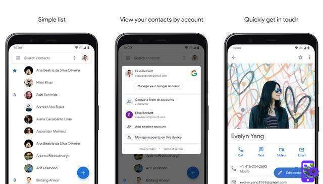 10 migliori app di gestione dei contatti su Android