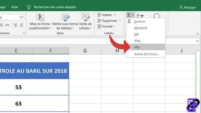 ¿Cómo obtener automáticamente el valor más bajo de varias celdas en Excel?