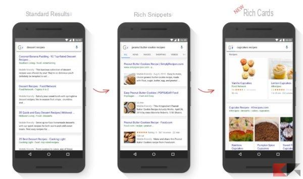 Google: búsqueda móvil más atractiva con las nuevas 'tarjetas enriquecidas'