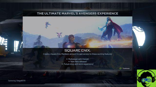 Come collegare il tuo account membro Square Enix in Marvel's Avengers