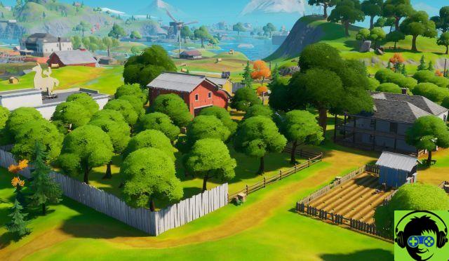 Dónde recolectar o consumir artículos de forraje en el huerto en Fortnite Capítulo 2 Temporada 3