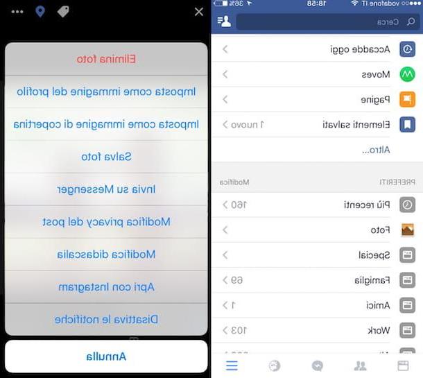 Come rimuovere foto da Facebook