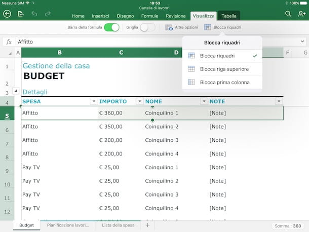 Comment répéter la première ligne dans Excel