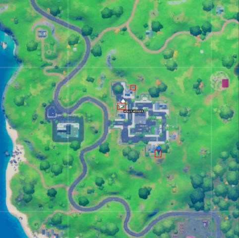 Dove consumare oggetti di foraggio in Holly Hedges in Fortnite Capitolo 2 Stagione 4