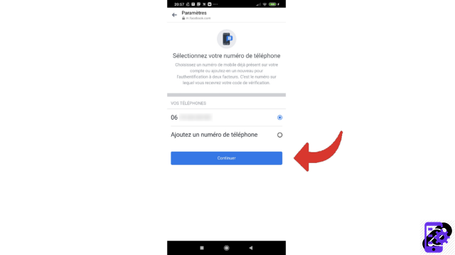 How to activate the two-factor authentication connection on Messenger?