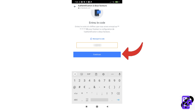 How to activate the two-factor authentication connection on Messenger?