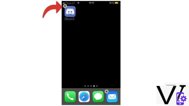 How to delete an application on my iPhone?