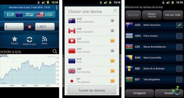 Los 5 mejores convertidores de divisas para Android