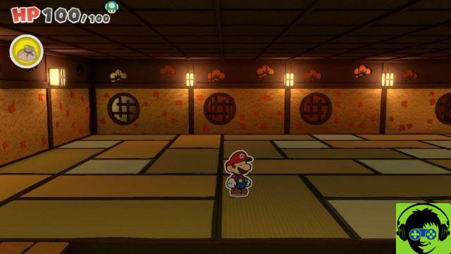 Paper Mario: The Origami King - Save Luigi and get the master key | Ninja attraction walkthrough