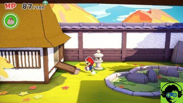 Paper Mario: The Origami King - Save Luigi and get the master key | Ninja attraction walkthrough