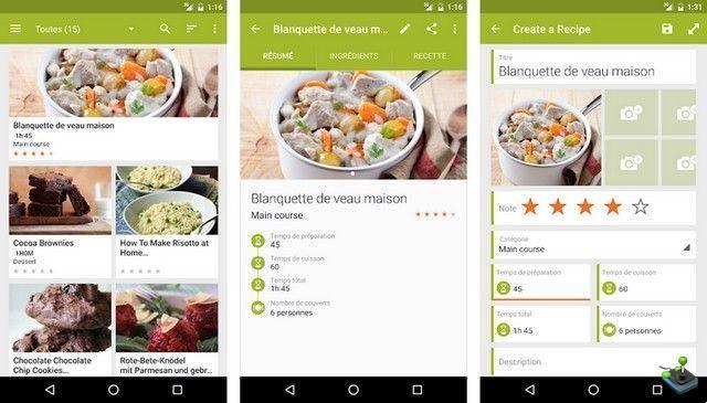 10 aplicaciones de planificación de comidas en Android