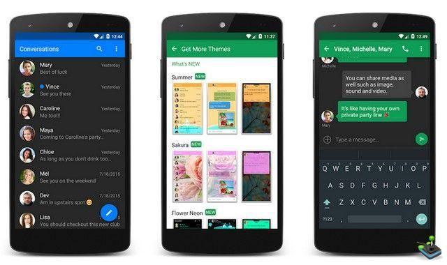 10 melhores aplicativos de mensagens e mensagens de texto no Android