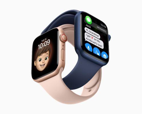 New family settings on Apple Watch