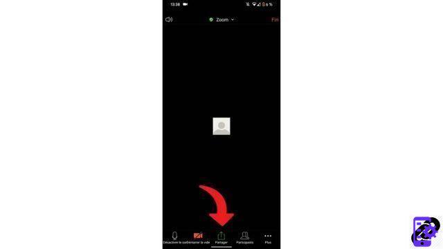 How to share the screen of your smartphone on Zoom?