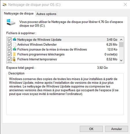 Eliminar archivos de actualización de Windows Update