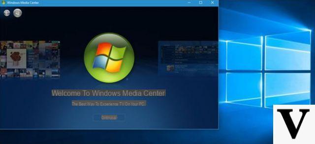Windows 10 con centro multimedia