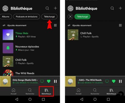 Como usar o modo offline no Spotify?