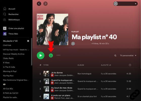 Como usar o modo offline no Spotify?