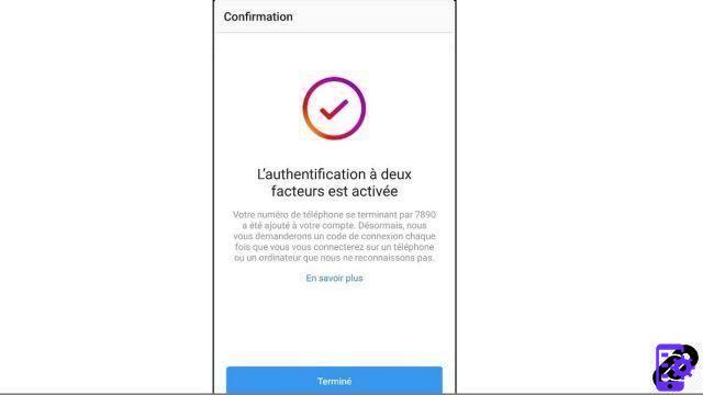 How to enable two-factor login on Instagram?