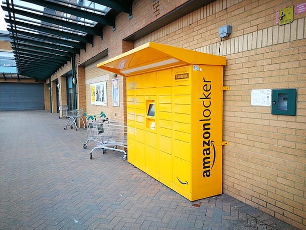 Como inserir o endereço do Amazon Locker