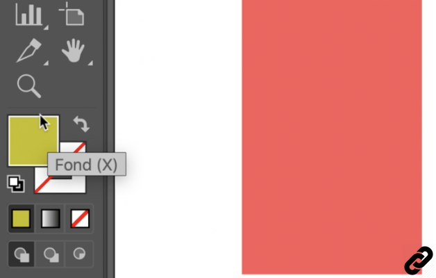 How to put a background color to its shape in Illustrator?