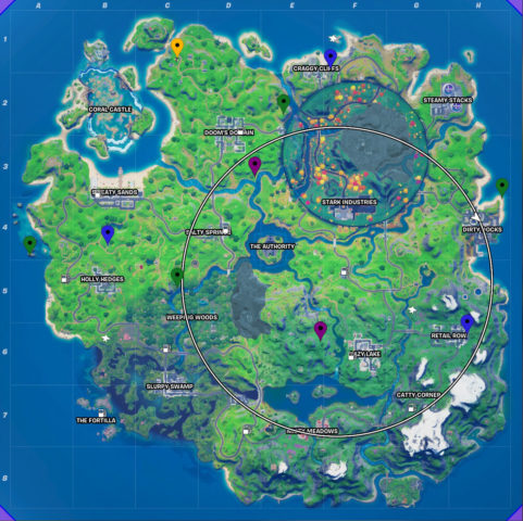 All Fortnite Chapter 2 Season 4 Week 5 XP Coin Slots - Green, Blue, Purple, Gold