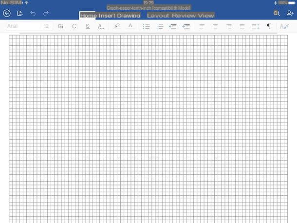 Come quadrettare un foglio di Word