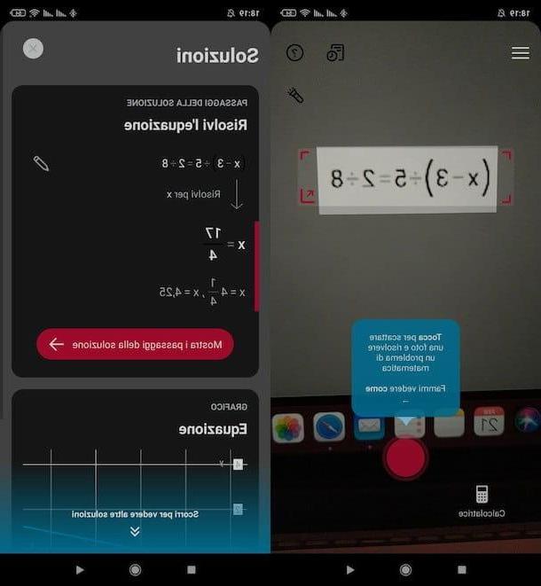 Risolvere espressioni con foto