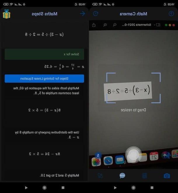 Solve expressions with photos