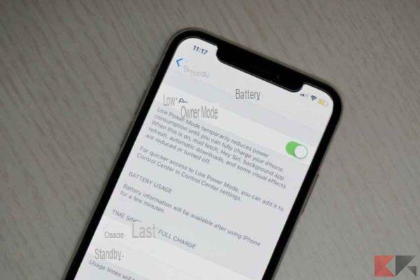 Augmenter la batterie de l'iPhone X