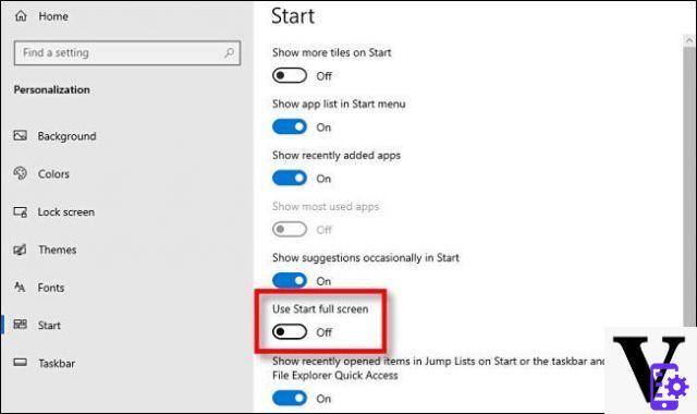Cómo deshabilitar las alertas de pantalla completa de Windows 10