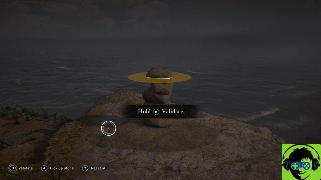 Assassin's Creed Valhalla - Cómo apilar piedras de mojón