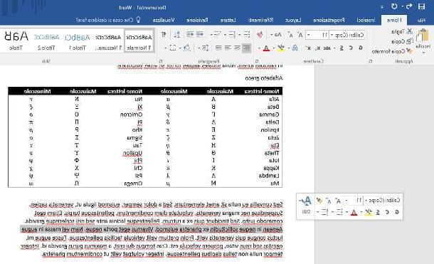 How to make a table in Word