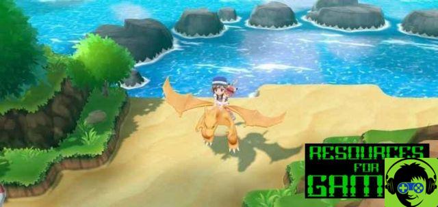 Pokemon Let's Go: Make a Fast Travel and Ride a Pokemon