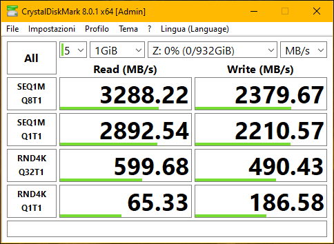 Kingston KC2500 1 TB • Revisão e teste SSD M.2 Nvme