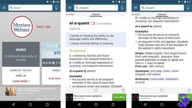 Os melhores aplicativos de dicionário de inglês para Android