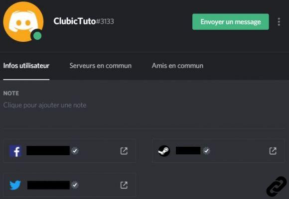 How do you connect your other social media accounts to Discord?