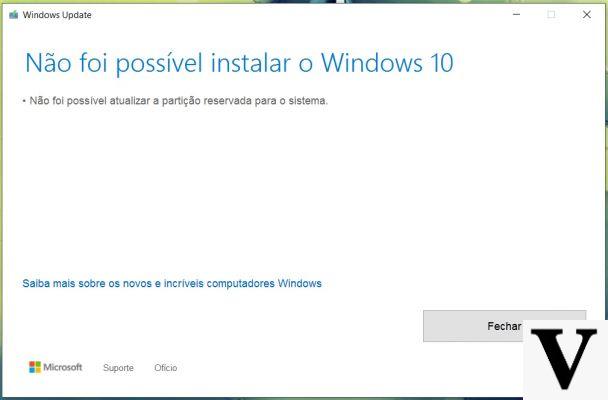 Solution: Install Windows 10, unable to update system reserved partition