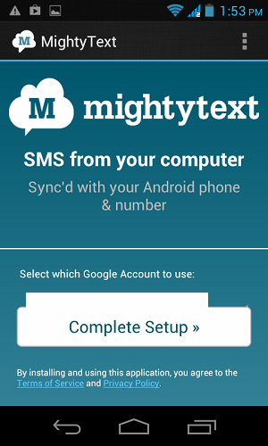 Synchronize Android SMS with Gmail