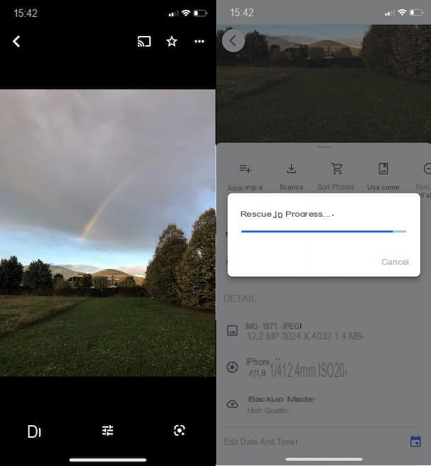 Cómo descargar fotos de Google Photos