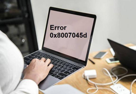 Cómo corregir fácilmente el código de error 0x8007045d en Windows 10